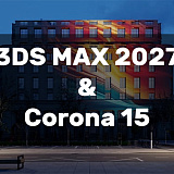 Автоматический рендер в 3DS MAX 2027 и Corona 15 на Мегарендер